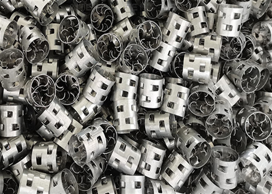 Stainless Steel 304 Metal Pall Ring Packing For Distribution Of Liquid
