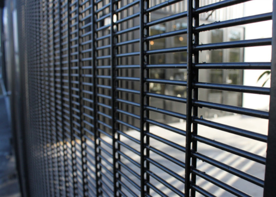 Powder Coated 358 Security Fence H Post Sgs For Airport