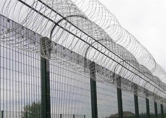 3d Welded 358 Anti Climb Fence Clear View Anti Theft Prison 3"*0.5''*8# Gauge