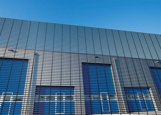 Powder Coated 358 Security Fence H Post Sgs For Airport