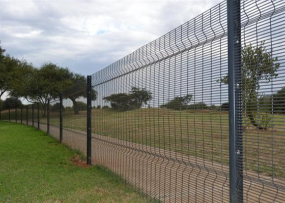 Galvanized 358 Security Fencing Clear View Anti Theft Welded Wire Mesh Panels