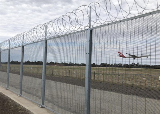 Oem 4.0mm 358 High Security Fence Welded Galvanized House 76.2 X 12.7mm