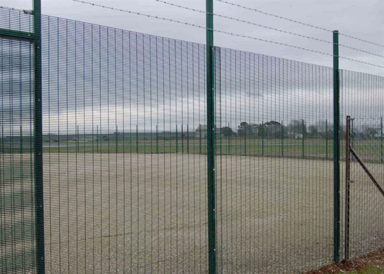 Clear View Welded Wire Mesh 358 Security Fencing Anti Climb / Theft 76.2*12.7mm