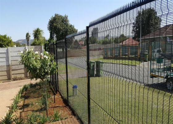 Galvanized 358 Security Fencing For Bundary Wall 3" × 0.5" × 8 Gauge Oem