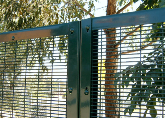 Galvanized / Powder Coated 358 Security Fencing For Garden 3" × 0.5"