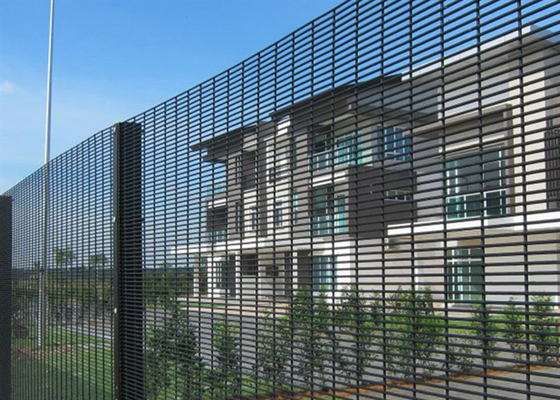 Heavy Gauge Small Hole 358 Security Fencing Welded Anti Climb For Highway