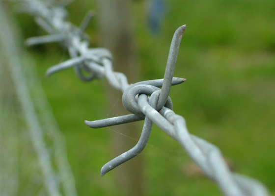 Galvanized ety Farm Single Twist Barbed Wire 14 Gauge Protective High Tensile