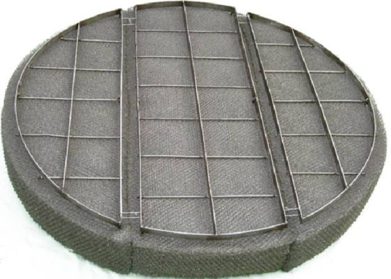 แผ่นกันฝ้าตาข่ายลวดสแตนเลส 2-635 Mesh สำหรับการแยกก๊าซของเหลว