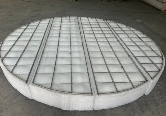 โพลีพรอพีเลน สาย Mesh Demister Pad SS304 กรอบสําหรับ SO2 หนาว scrubber
