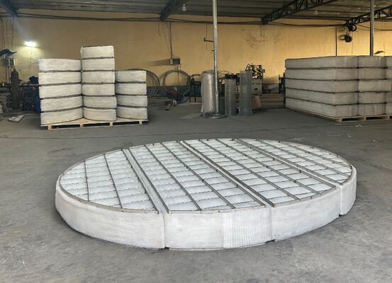 PP Co-knitted yarn mesh Demister Pad สําหรับกรอง เหมาะสําหรับหอคอยเคมี