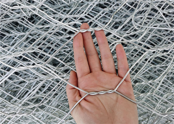 กล่องเกเบียนสังกะสีรอยลวดเกเบี้ยนตาข่ายสำหรับเครื่องปรับอากาศคอมเพรสเซอร์