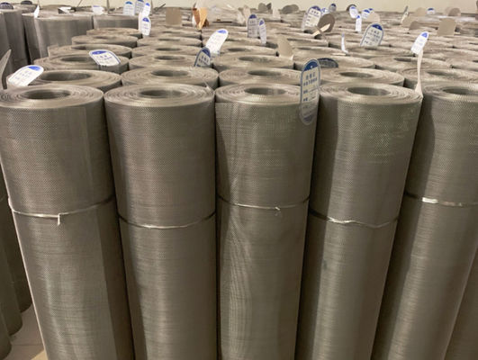 SS316 เครื่องกรองเครือสายเหล็กไร้ขัดสําหรับการกรองอุตสาหกรรม 200 Mesh